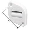Selve Cinghia guida in plastica, girevole, con inserto spazzola e leit ruolo, fino a 23 mm Cinturino