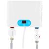 YESTAIM Piccolo Scaldabagno Elettrico Senza Serbatoio Istantaneo 220 V Mini Sottotavolo Da Cucina Dimensioni 5.5 kW Indicatore Di Temperatura LED Per lavabi a Mano Cucina lavandino