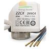 Energy DueGi Attuatore elettrotermico compatto a 4 fili 24 Volt