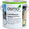 Osmo Colore rustico - Pittura Legno ad Alta Copertura, Colore 2311 Rosso Carminio, 2,5 l
