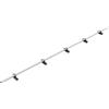 Parotec PARANEVE Kit Tubolare Completo 3,0 m (300 cm) - Per lamiera aggraffata: doppio, angolare, click/snap - paraneve - 1 tubo, 5 supporti, 10 colori - RAL 9006 Grigio alluminio (argento)