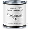 FARBENLÖWE Colori Leone Sgrassatore Diluizione Resina Alchidica 700 - Diluizione speciale per pitture e vernici (0,5 L)