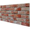 Signorbit MATTONCINO ROSSO Pannello Finto Mattone In EPS Resinato Misura 100x50 Cm Spessore 2 Cm
