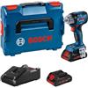 Bosch Professional 18V System Avvitatore a massa battente a batt. GDS 18V-320 C (coppia serr. 320Nm e di distacco 540Nm, 2 batt. ProCORE18V 4.0Ah,caricabatt. GAL 18V-40, mod. Bluetooth GCY 42, L-BOXX)
