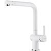 Franke Active L Rubinetto da Cucina Polar White Bianco con Bocca Girevole 115.0653.376