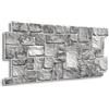 EURODECO | Pannelli decorativi da parete 3D 4 m² effetto pietra, 10 pezzi, pannelli da parete, rivestimento murale, pannelli da soffitto, rivestimento in PVC, piastrelle finte per tatuaggi da parete