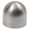 FORNITURE ZAMBON TAPPO INOX AISI 304 PER CORRIMANO IN LEGNO D.42.4 MM, MEZZA SFERA