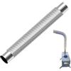 Jingyash Tubo Acciaio Inox Flessibile per C-amino, Ø 60mm Resistente al Calore Tubo di Prolunga per Stufa da Campeggio Stufa a Legna Caminetti, Accessori per C-amino