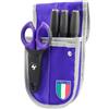 Intercable 19136-CF - Kit Marsupio da elettricista Viola - Fiorentina - con Giraviti SLIM e Forbice F1