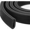 QUARKZMAN Profilo di Protezione a U, Protezione per Bordi con Striscia di Tenuta in Gomma da 3.3 Piedi di Lunghezza Tipo Rotondo, Adatta per Bordi da 1,5-2mm, (5/16 L x 19/32 A) Nero