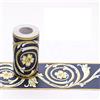 GouieRylin Wall Border-Autoadesivo adesiva muro decorativa Foglie gialle su sfondo blu 10.6cm X 1000CM
