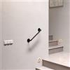 Pamo corrimano scale - SINGLE II - Corrimano nero con tubi resistenti in Industrial Loft Design | Passamano scala interna con fissaggio a parete | Corrimano legno