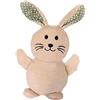 HOME ZEN HOUSEHOLD LINEN Fermaporta pavimento pesante stoffa animali bambini design moderno decorativo gatto sacco sabbia peso 0,8kg (Coniglio beige)