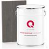 Q-COVER Impregnante Colorato per Legno 2 in 1 Carbone 5L Protezione UV Idrorepellente per Interno ed Esterno