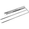 SOTECH portasciugamani estraibile cromo a 2 bracci Lunghezza estratta 325 mm Portasciugamani esteso 495 mm