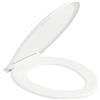 Lemag srl Copriwater Universale Leggero 370x475 mm - Tavoletta WC in Plastica Bianca - Beige con Cerniere Regolabili - Interasse 171 mm - Compatibile con Tutti i Sanitari - Lemag srl (Beige)
