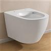 Inbagno WC Sospeso Ceramica Bianco Opaco Scarico Rimless Tokyo