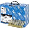 Tacwise 0436 Chiodi per Intelaiature 3,1/90 mm, Zincati Extra con Testa a 'D', Gambo Elicoidale, Inclinati a 22°, Montati su Plastica, Confezione da 3000