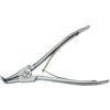 Dönges Pinza di sicurezza, lunghezza 135 mm, per Ø 3 - 10 mm, A 01 (pinza per anello di seeger, anello di sicurezza, pinza per anelli di sicurezza) DIN: 5254 B, curva, cromata, acciaio al cromo