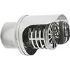 MBM Cappello terminale scarico fumi a parete INOX DN 80mm con parapioggia