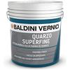 Baldini Vernici QUARZO SUPERFINE pittura murale riempitiva mascherante opaca monocomponente resistente agli agenti atmosferici per pareti esterne 0,75 lt bianco