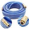 Wiltec Tubo PVC aria compressa 15m per compressore attacco a innesto rapido