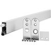 SOTECH Guarnizione per porta con fresatura automatica H10 (montaggio laterale per larghezza massima della porta 985 mm, accorciabile, DIN sinistra/destra, alluminio anodizzato con gomma elastica) per