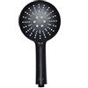 BM 4335 Soffione Doccia, Doccetta Universale per Bagno Nero 3 Getti