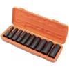 Generico SET CHIAVI A BUSSOLA AD IMPATTO DA 1/2 LUNGHEZZA 75 mm PROFILO INTERNO MILLERIGHE 10 PEZZI