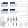 mumisuto Cerniere Tavoletta Wc, Cerniere Del Sedile Del Wc, Cerniere Sedile Wc Coppia, Cerniere Copriwater Soft Close, Cerniera Wc, Cerniera Del Sedile Del Water, Attrezzature per Sedili WC