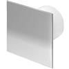 MKK Ventilatore da bagno, diametro 100 mm, in acciaio inox con sensore di umidità, umidostato, timer per avvio posticipato e valvola anti-ritorno WTI100H, da bagno e da cucina, silenzioso, 10 cm