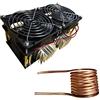Fetcoi Modulo di dissipazione a induzione ZVS 1800 W 12 V-48 V, alimentatore di rete 40 A, Flyback Driver Heater + tubo in rame