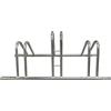Arredo Stock Rastrelliera portabici a 3 posti in ferro zincato con passaruota 5 cm, 95x38x35/40 cm