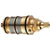DAZZLEEX Cartuccia termostatica per doccia, kit di riparazione per valvola miscelatrice termostatica in ottone, cartuccia di ricambio per barra miscelatore doccia DAZZLEEX