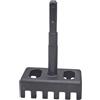 Dualoai Fresa per Fori Quadrati per Scatole Elettriche per Mattoni, Calcestruzzo, Cemento,