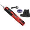 RANRAO Kit Saldatura 1500mAh Saldatore di stagno Senza Fili Ricarica USB Riscaldamento Rapido Kit di Saldatura Portatile