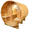 GLOBAL RELAX® | DHARANI S6 Outdoor Sauna a Vapore 6 Persone I Stufa in Pietra | Cura della Pelle I Elimina tossine I Rilassa Muscoli I Riduci Lo Stress | Radio I USB I Bluetooth