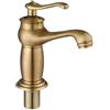 FQYEP Miscelatore Lavabo Bagno Ottone Antico Rubinetto Lavandino Bagno Vintage 360 ° Girevole