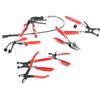 Wiltec XPOtool Set di pinze per fascette stringitubo Serraggio tubi 9 pz. Attrezzi con morsetti Officina