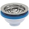 Generico Topolenashop Strainer per lavello in rame lucidato, diametro 80 mm, multi-materiale