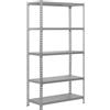 Simon Rack Scaffale Metallo Garage e 5 Ripiani, Capacità di Carico 180 kg e Punto di Flessione, 2000x1000x300 mm, Metallo, Scaffalatura per Garage, Grigio - Simonclick