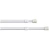 CINTACOR Porta tenda vite 8 mm 50-85 cm bianco 2 unità