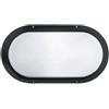 Prisma Superdelta - Applique da parete Superdelta ovale 1 x 60w e27 nero