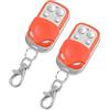 Jaxguom Telecomando per porta del garage Set da 2 pezzi, 4 funzioni dei tasti per porte del garage/cancelli, Telecomando radio 433 MHz