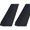 Inbagno Kit guarnizioni salvagoccia nero opaco universali per box doccia 5-6 mm, H 200 cm riducibile su misura