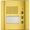 Legrand 333125, Placca frontale citofono, 2 pulsanti, ottone