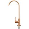 YWJFSA Rubinetto Cucina Per Depuratore, Rubinetto Da Cucina Solo Acqua Fredda, Rubinetto Depuratore Acqua, Acciaio Inossidabile 1/4,Bronzo