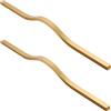 jiajulashou123 2 Pezzi Maniglie per Armadietti Maniglie per Mobili Dorate Maniglie per Cassetti da Cucina Moderne Maniglie per Porte in Alluminio per Camera da letto Soggiorno Cassetto (Hole distance:224mm)