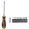 Ingco SET CACCIAVITE FLESSIBILE CON INSERTI 12PZ