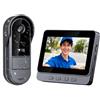 Generico Campanello senza fili esterno Citofono senza fili con Telecamera 1080P Videocitofono Impermeabile IP67 intelligente Campanello con Schermo IPS 4,3'' Visione Notturna Nessun WiFi o APP